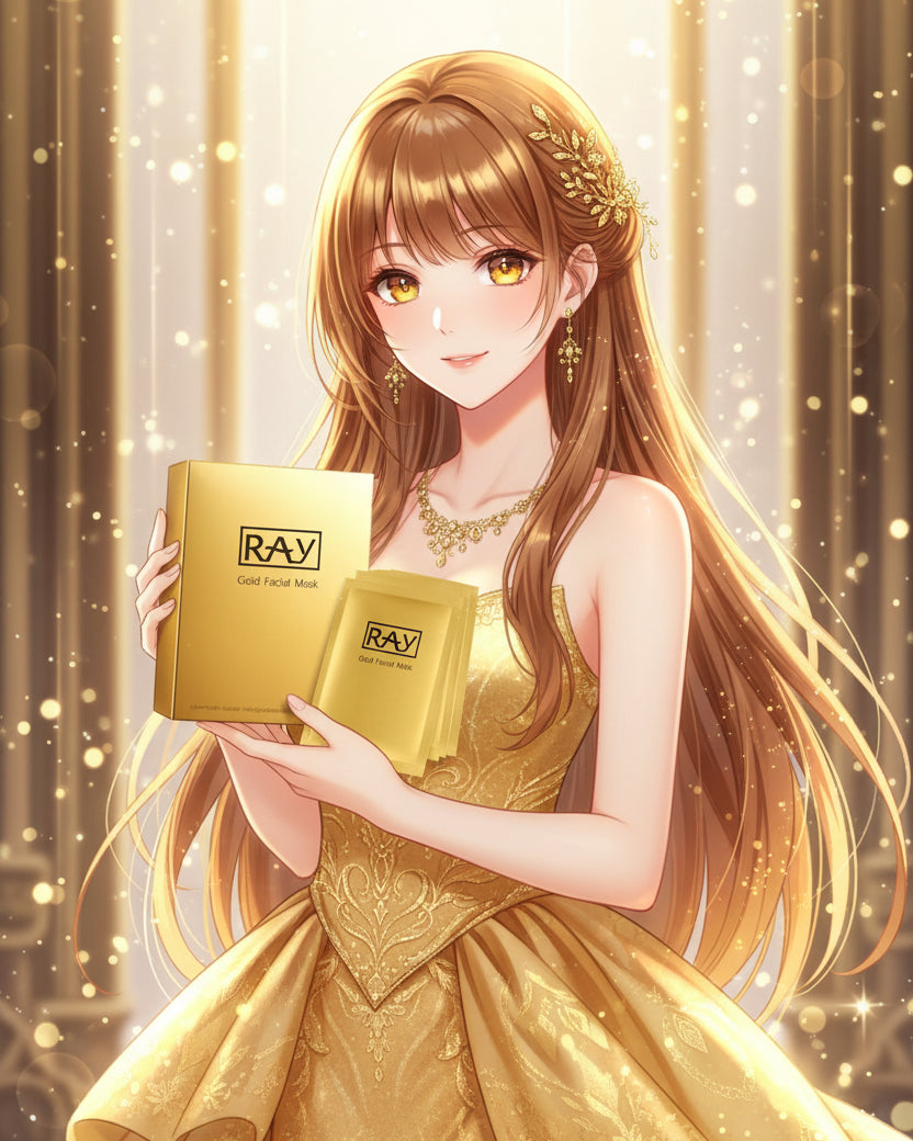RAY Facial Silk Mask Gold – Thailand Edition