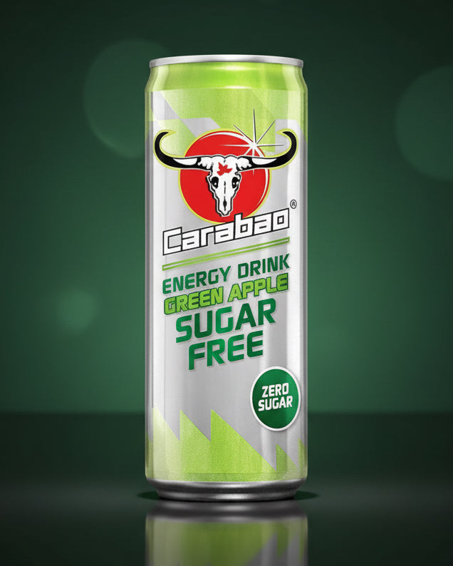 Carabao Zero Sugar Green Apple – Thailand Edition
